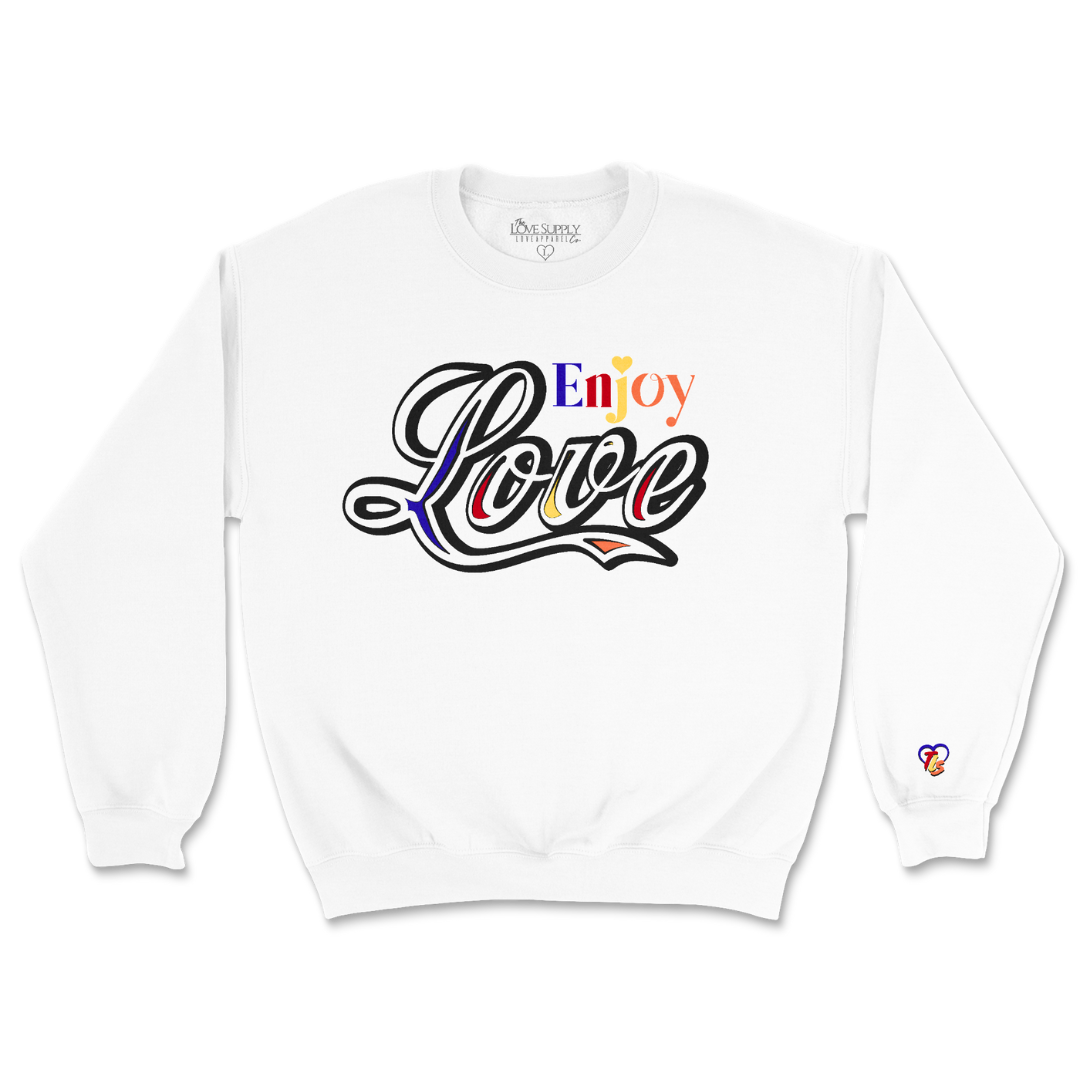 Enjoy Love SE Sweatshirt - White/Multicolor
