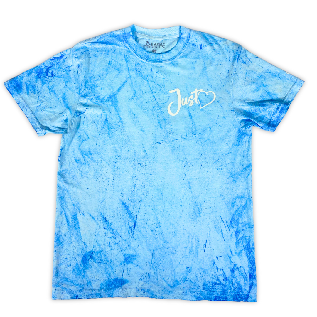 Just Love Tee - Fiji Blue Pigment-Dye