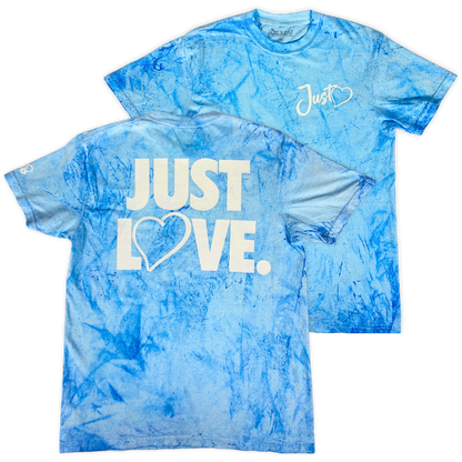 Just Love Tee - Fiji Blue Pigment-Dye