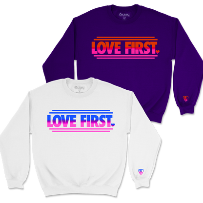 Love First SE Sweatshirt - White or Purple