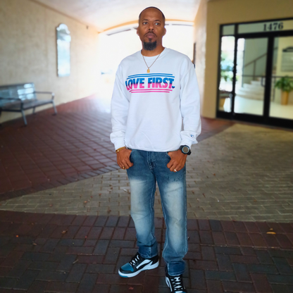 Love First SE Sweatshirt - White or Purple