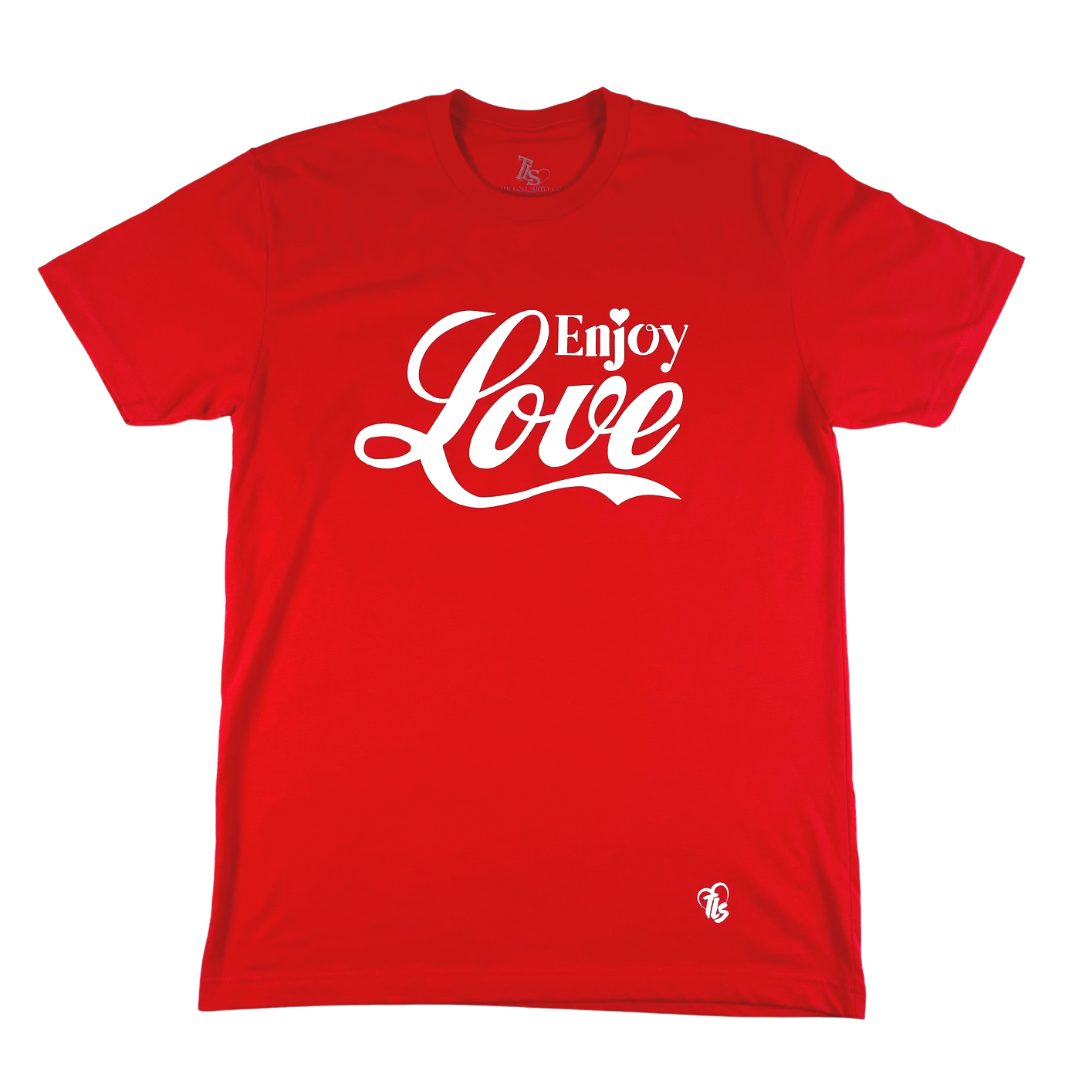 Men's EL Tee - Red & White