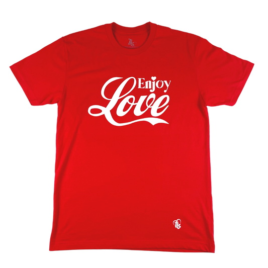 Men's EL Tee - Red & White