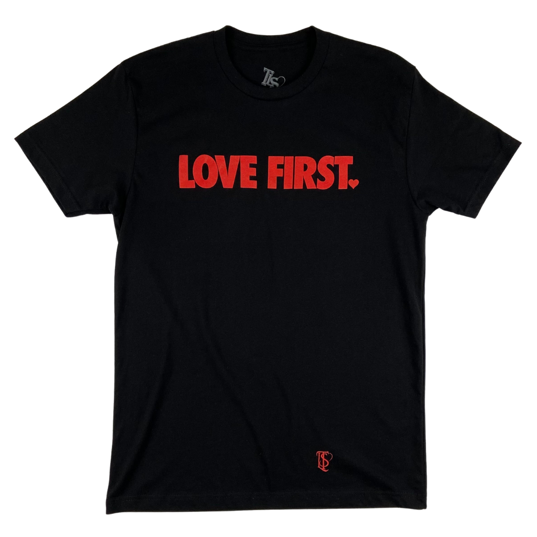 Men's LF Tee - Black & Red