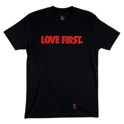 Men's LF Tee - Black & Red
