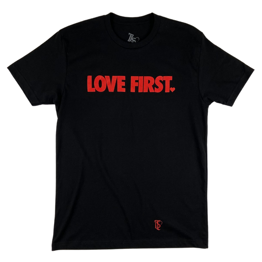 Men's LF Tee - Black & Red